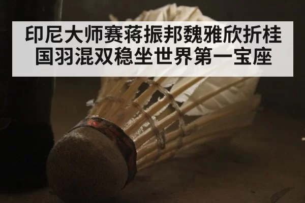 印尼大师赛蒋振邦魏雅欣折桂 国羽混双稳坐世界第一宝座